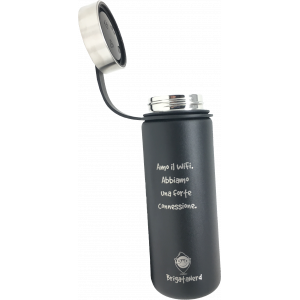 Bouteille thermique CheckPoint en acier inoxydable a double paroi, sans BPA, thermique Brigata Nerd - 10