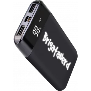 Powerbank GameOver 10.000 mah-schnell-ladung mit doppel-standard-USB-und Typ-C Brigata Nerd - 1