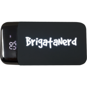 Powerbank GameOver 10.000 mah ricarica rapida con doppia USB normale e Type C Brigata Nerd - 2 Powerbank GameOver 10.000 mah ricarica rapida con doppia USB normale e Type C Brigata Nerd - 2