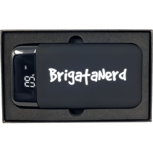 Powerbank GameOver 10.000 mah ricarica rapida con doppia USB normale e Type C Brigata Nerd - 7 Powerbank GameOver 10.000 mah ricarica rapida con doppia USB normale e Type C Brigata Nerd - 7