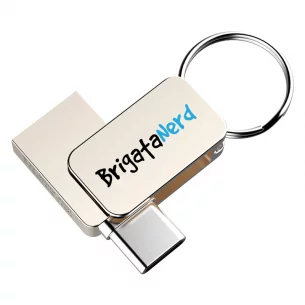 Pendrive NextLevel OTG Tipo C unidad flash USB 3.0 de hasta 150 mb/seg. Brigata Nerd - 1 2
