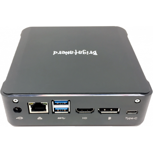 Mini-PC Tank aluminium-gehäuse mit wärmeableitung aktive und TPM-chip Brigata Nerd - 4