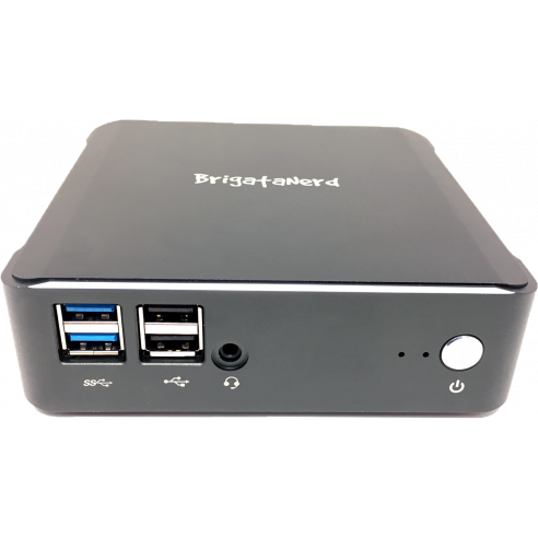 Mini PC Tank in aluminum with dissipation and active TPM chip Brigata Nerd - 7