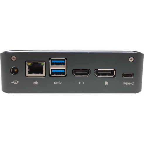 Mini-PC Tank aluminium-gehäuse mit wärmeableitung aktive und TPM-chip Brigata Nerd - 9