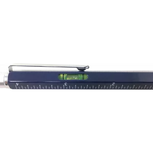 Stift Multifuzione Cheater 6-in-1 mit lineal in zentimeter und zoll, wasserwaage, kugelschreiber, stylus touch und Brigata Nerd 