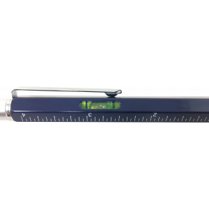 Stylo Multifuzione Cheater 6-en-1 règle en cm et en pouces, le niveau de l'esprit, stylo à bille, stylet tactile, et un Brigata  Stylo Multifuzione Cheater 6-en-1 règle en cm et en pouces, le niveau de l'esprit, stylo à bille, stylet tactile, et un Brigata