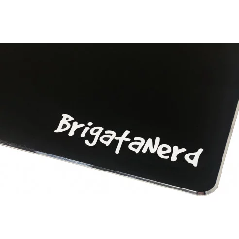 Matte Game Mouse Pad 24.6 x 20.2 Aluminium satiniert, rutschfest mit gummipolster Brigata Nerd - 2