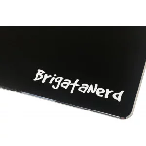 Matte Game Mouse Pad 24.6 x 20.2 Aluminium satiniert, rutschfest mit gummipolster Brigata Nerd - 2