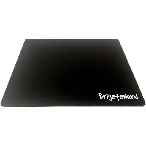 Tappetino Game Mouse Pad 24.6 x 20.2 Alluminio satinato antiscivolo con base in gomma Brigata Nerd - 3