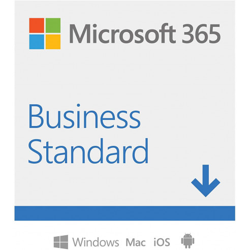 Microsoft 365 Business Standard | per 1 persona | fino a 5 PC/Mac + 5 dispositivi mobili + 5 tablets | 1 abbonamento annuale Mic