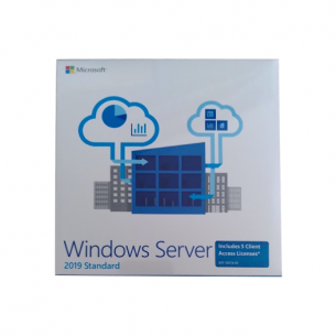 Windows Server Standard 2019 Retail P73-07680 DVD FPP 64bit 16C 5CAL Inglese Internazionale Microsoft Corporation - 1 2