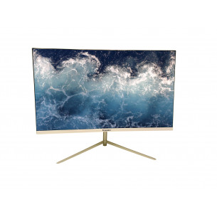 Monitor 24" Curvo Clutch 75Hz FullHD bianco Brigata Nerd - 1