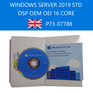 Windows Server Standard 2019 OEM OEI DSP P73-07788 DVD 64bit 16C Englisch International Microsoft Corporation - 1