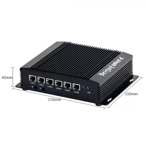 Firewall 6 porte LAN in alluminio con dissipazione passiva Brigata Nerd - 1