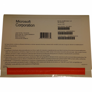 copy of Windows 10 Pro Retail HAV-00127 USB FPP P2 RS 32-64 bit Italiano Microsoft Corporation - 3 copy of Windows 10 Pro Retail HAV-00127 USB FPP P2 RS 32-64 bit Italiano Microsoft Corporation - 3