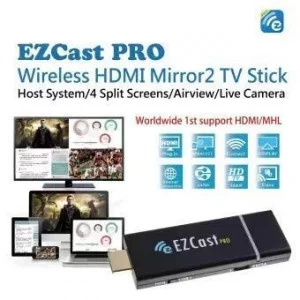 EZCast PRO II HDMI WiFi Display Dongle 5Ghz H.265 4K con soporte Miracast, AirPlay y Splitscreen EzCast - 4