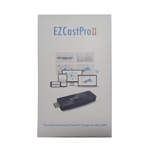 EZCast PRO II HDMI WiFi Display Dongle 5Ghz H.265 4K With Miracast ...