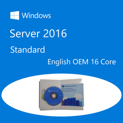 Windows Server Standard 2016 64bit English DSP OEM DVD 16 Core Microsoft Corporation - 1