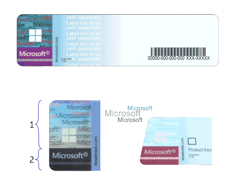 Logiciel Microsoft Windows 10 professionnel 32/64 bits - 1 poste - cle  d'activation uniquement - produit français